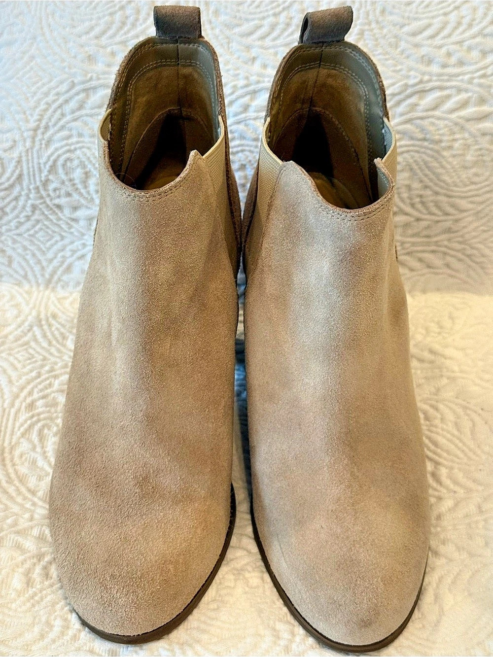Michael Kors Lex Block Heel Bootie Ankle Booties Brown
